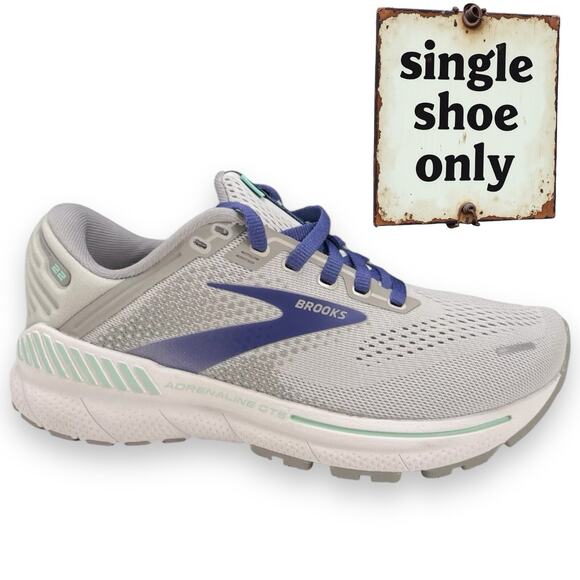 AMPUTEE SINGLE RIGHT SHOE Brooks Adrenaline Gts 22 Womens 6 2E EXTRA WIDE NEW - Picture 1 of 8